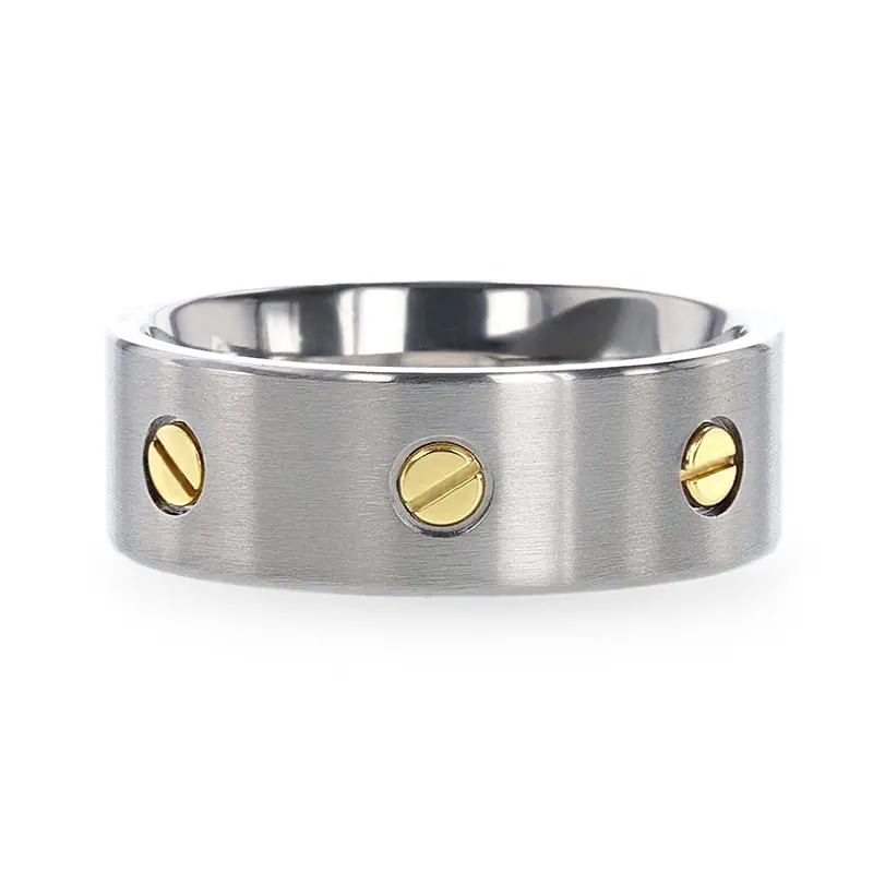 Resolute | Titanium Ring Rotating Screw Design 3