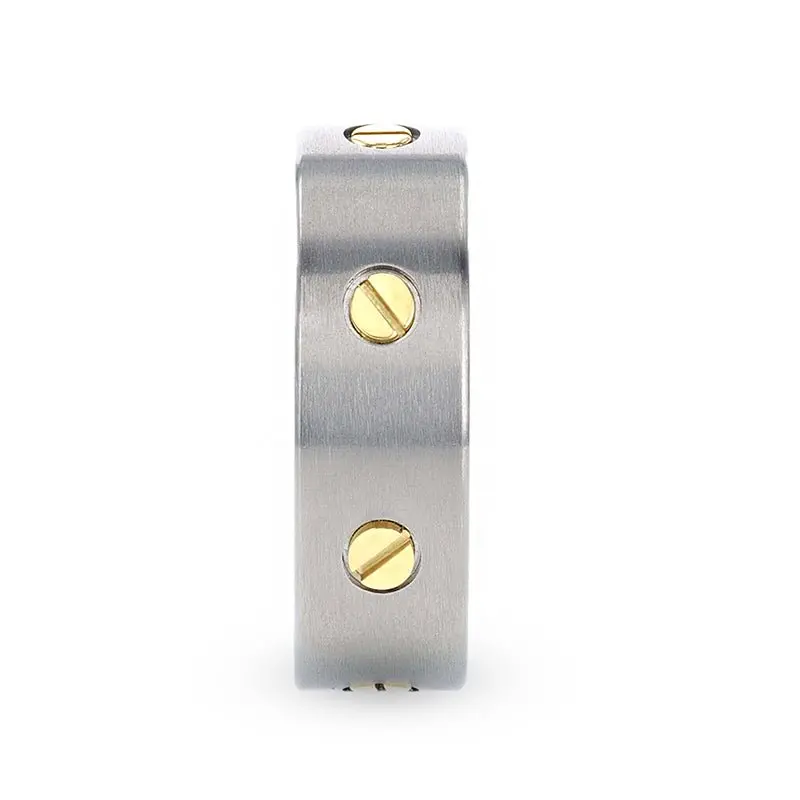 Resolute | Titanium Ring Rotating Screw Design 2
