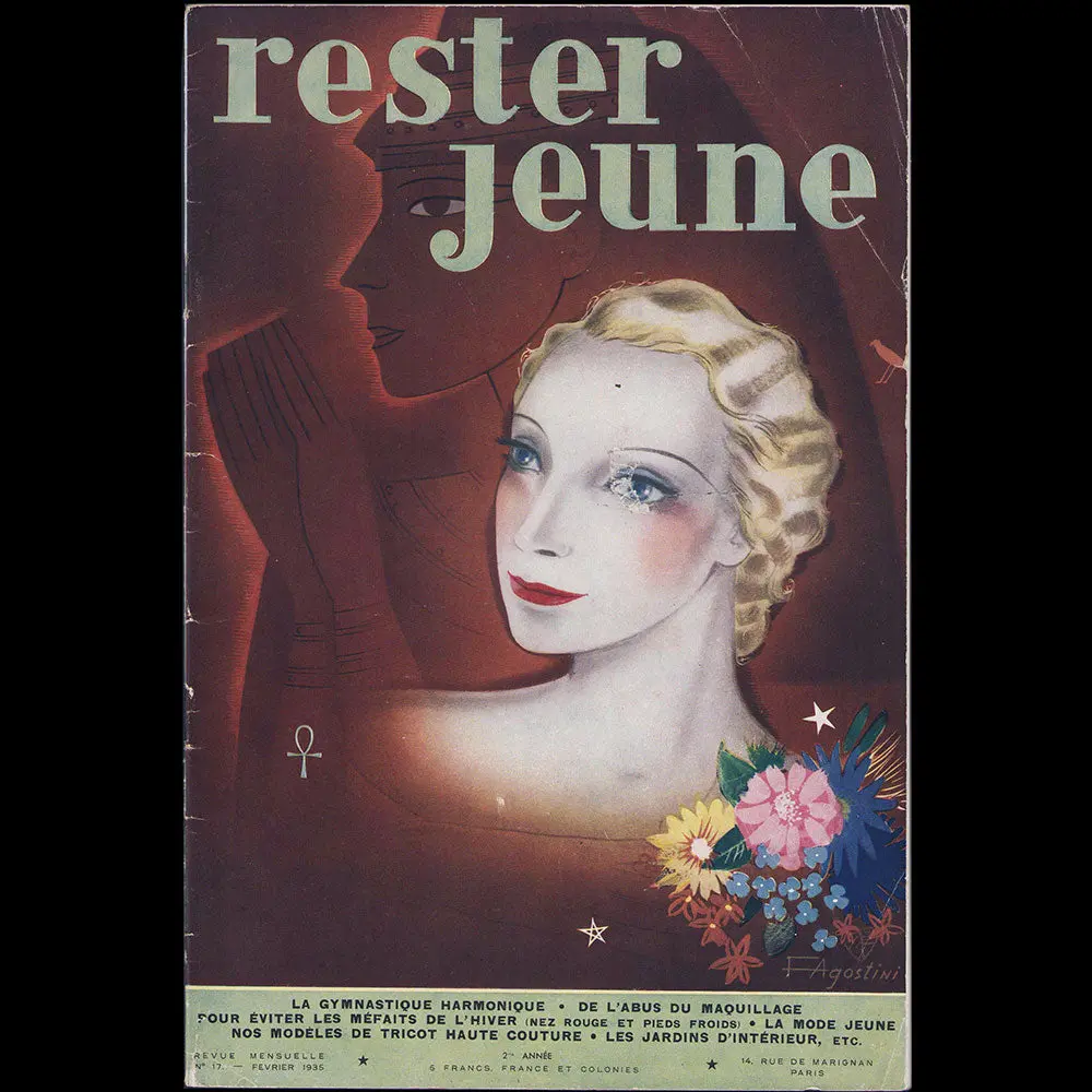Rester Jeune, Février 1935, Couverture De Félix Agostini 1