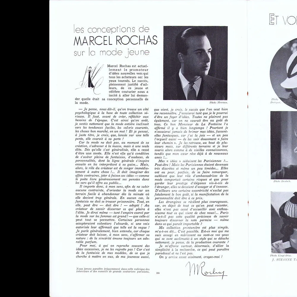 Rester Jeune, Mars 1935 2