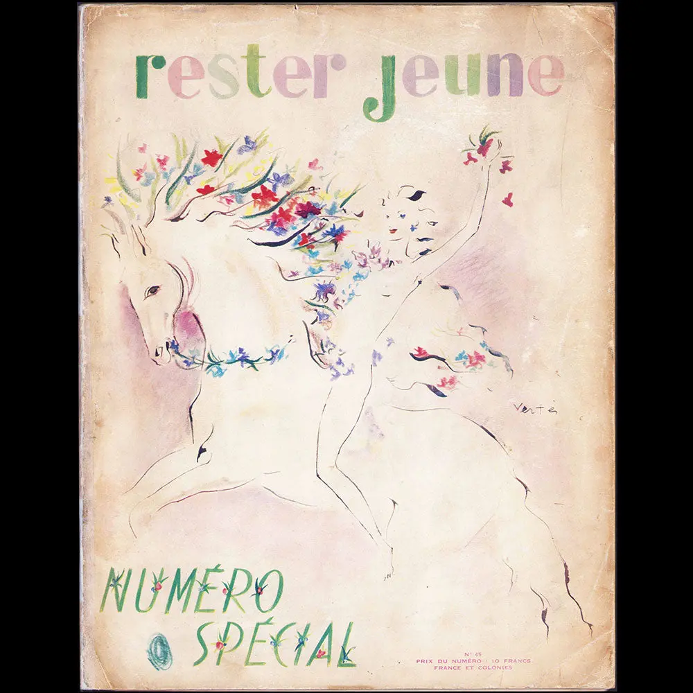 Rester Jeune, Juin 1937, Couverture De Vertès 1