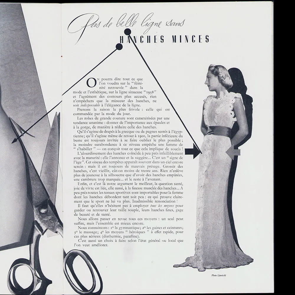 Rester Jeune, Février 1938, Couverture De Lipnitzki 2