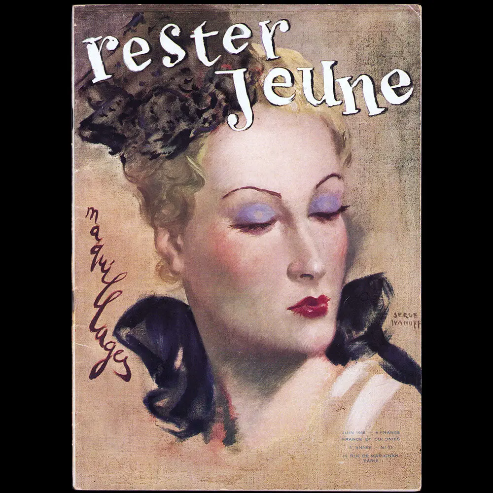 Rester Jeune, Juin 1938, Couverture De Serge Ivanoff 1