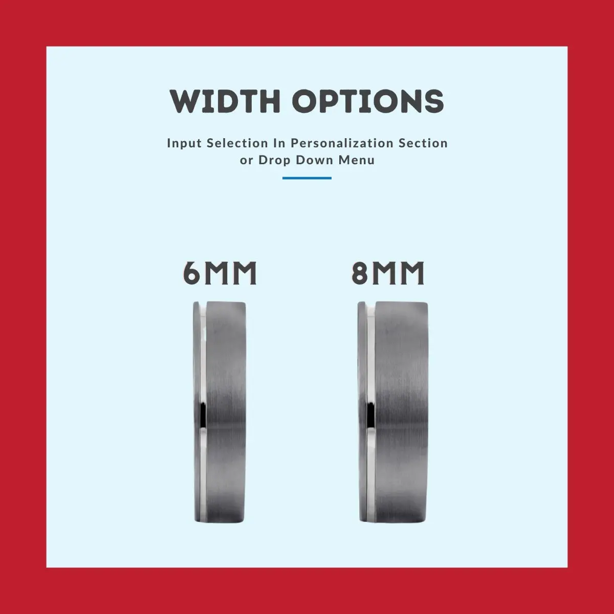 Ribbet | Green Ring, Gunmetal Tungsten Offset Groove 3