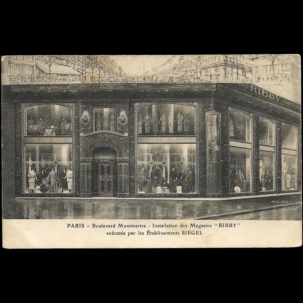 Siégel - Boulevard Montmartre - Installations Des Magasins Ribby Exécutée Par Les Ets. Siegel 1920S) 1