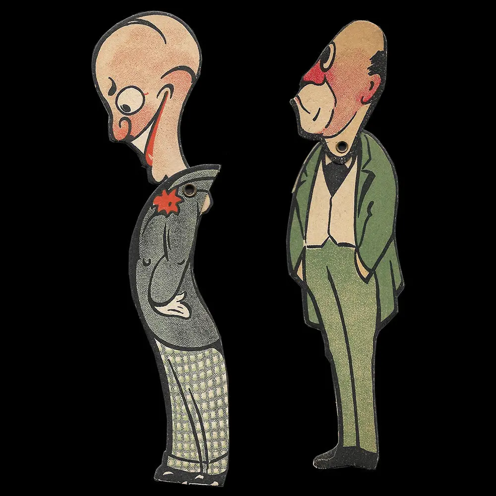 Rick - Réunion De 2 Cartes Découpées Du Tailleur, 29 Boulevard Poissonnière À Paris (1900S) 1