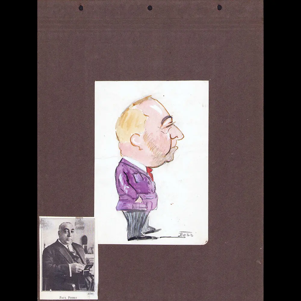 Paul Poiret - Portrait Du Couturier Par Robert Pierre Velter (1920S) 2