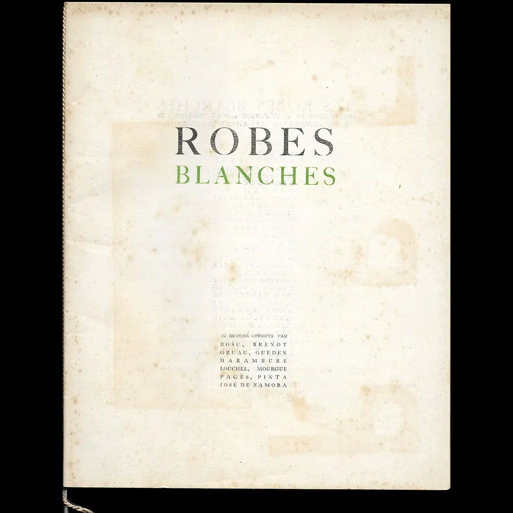 Robes Blanches - Catalogue De La Soirée Au Théâtre Des Champs-Elysées (1945) 1