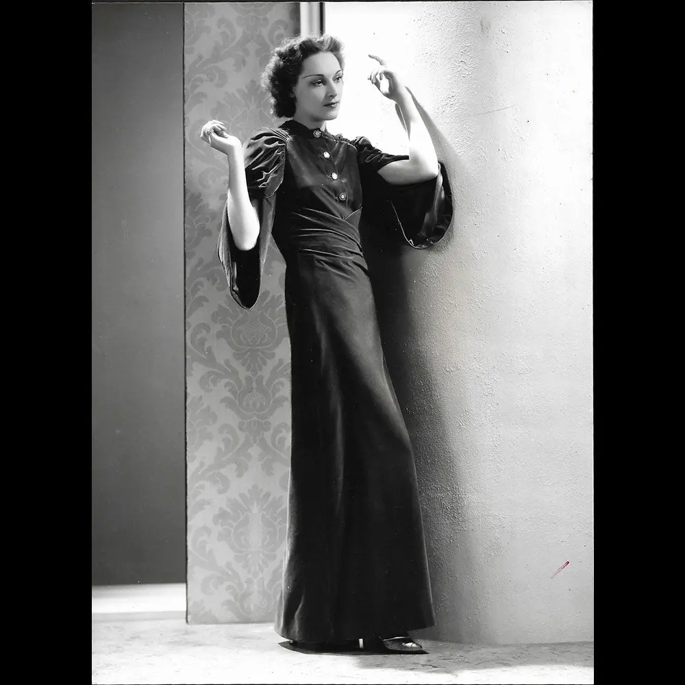 Marcel Rochas - Robe Du Soir, Tirage De Dorvyne (1930S) 1