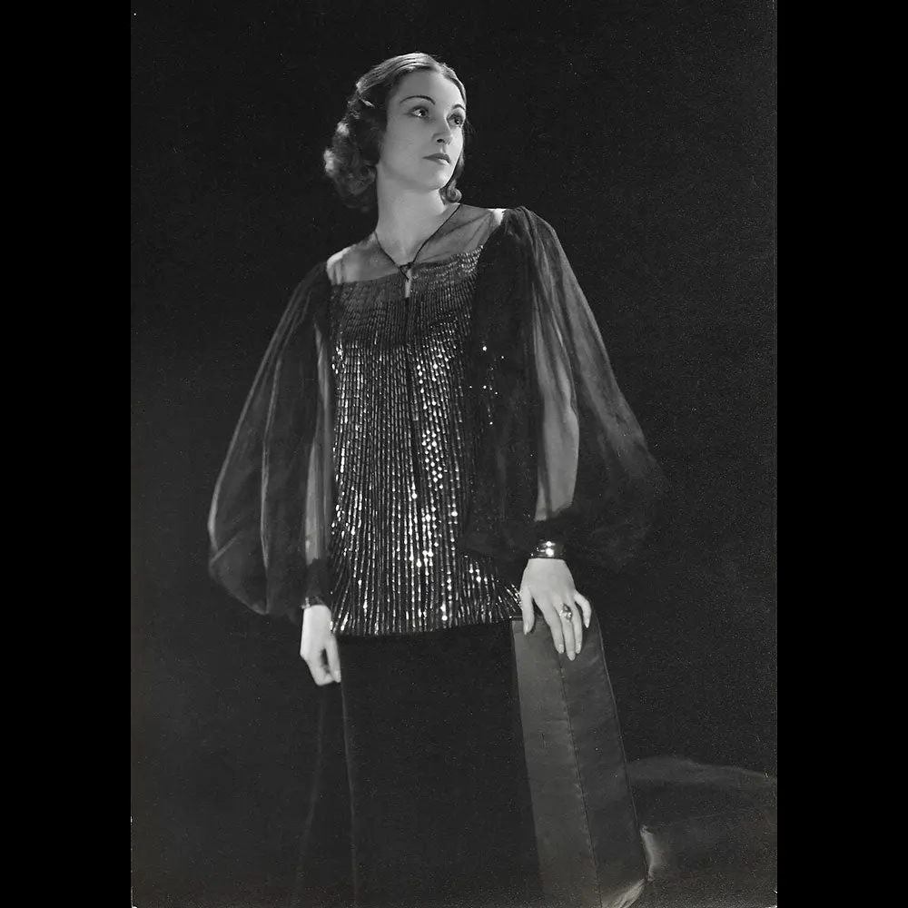 Marcel Rochas - Robe Du Soir, Tirage De Georges Saad (1930S) 1