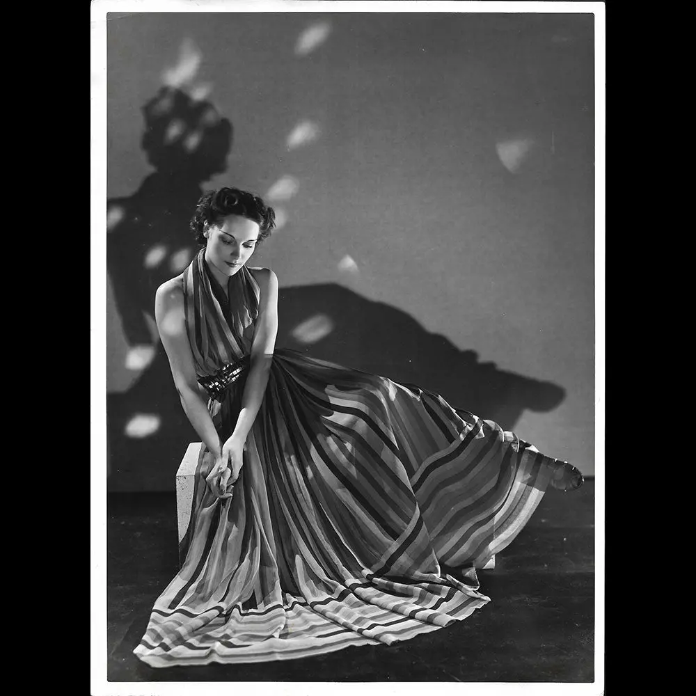 Marcel Rochas - Robe Du Soir Gitane, Tirage De Georges Saad (1937) 1