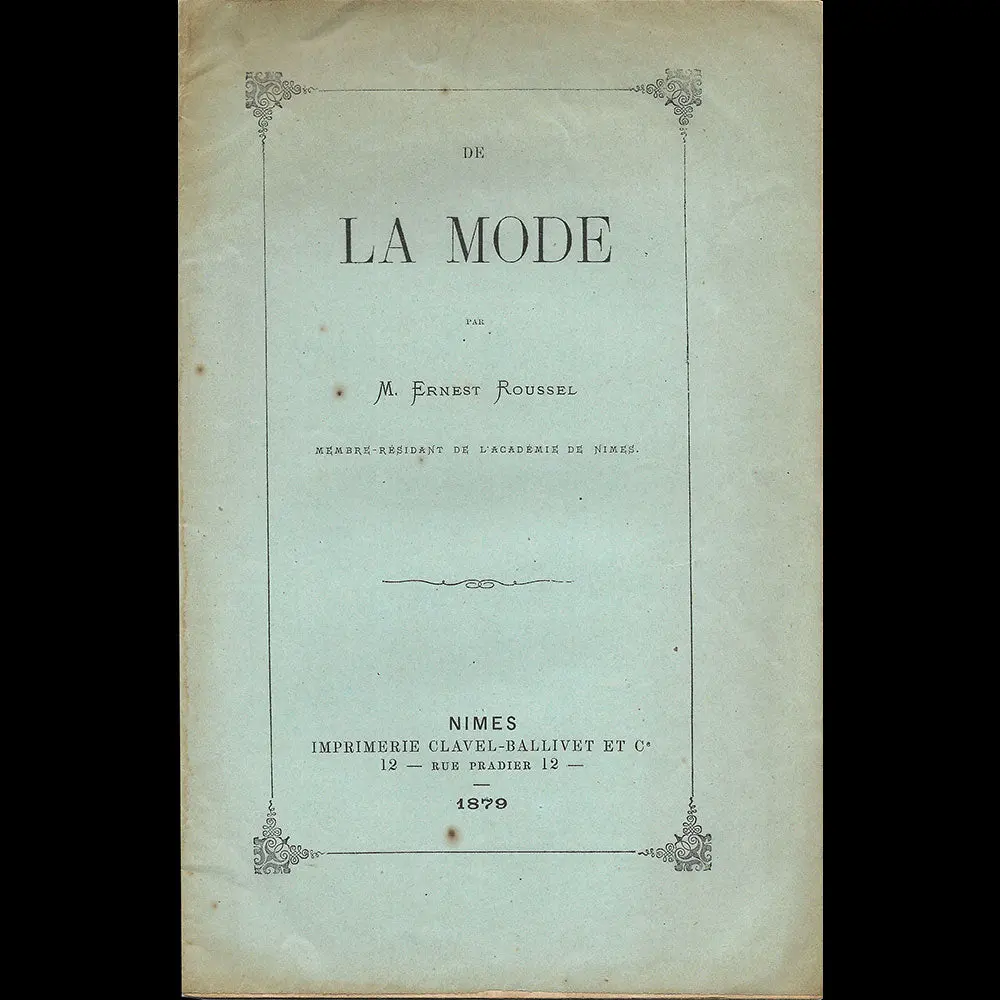 La Mode Par Ernest Roussel (1879) 1