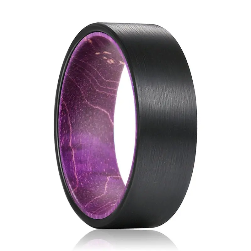 Roxo | Tungsten Ring Purple Wood 1