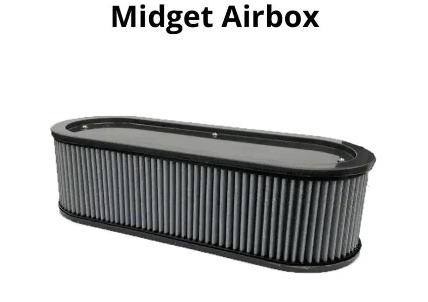 Randy's Complete Midget / Speedcar Aluminium Air Filter Assembly 1