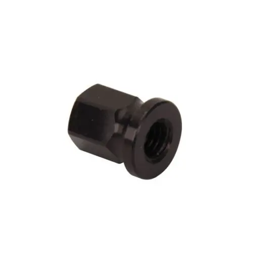 Dmi Gear Cover Nut Standard Aluminium - 3/8-16 - Black 1