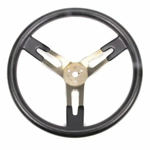 Sweet 15" Dished Aluminium Steering Wheel - Black Grip 1