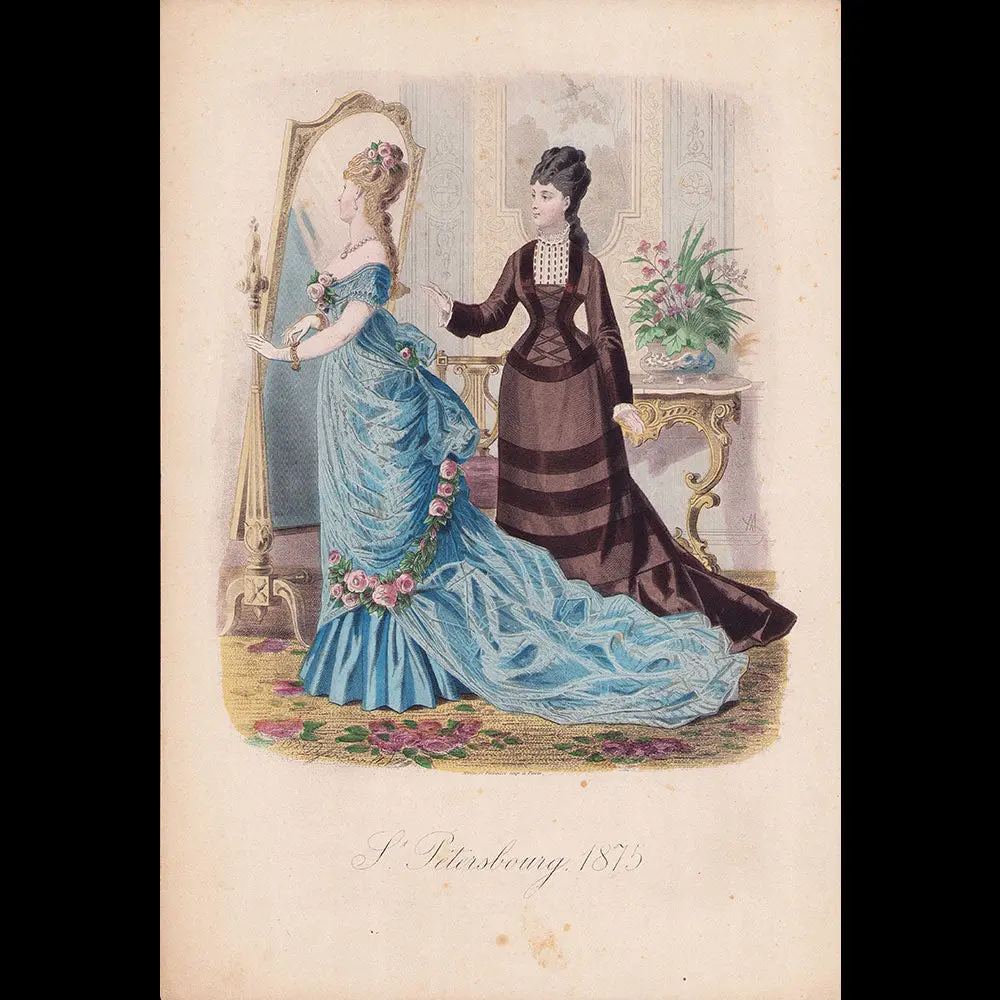 Saint Petersbourg, 1875 - Réunion De 13 Gravures De Mode 1