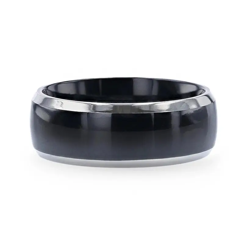 Saleen | Black Titanium Ring Polished Finish 2