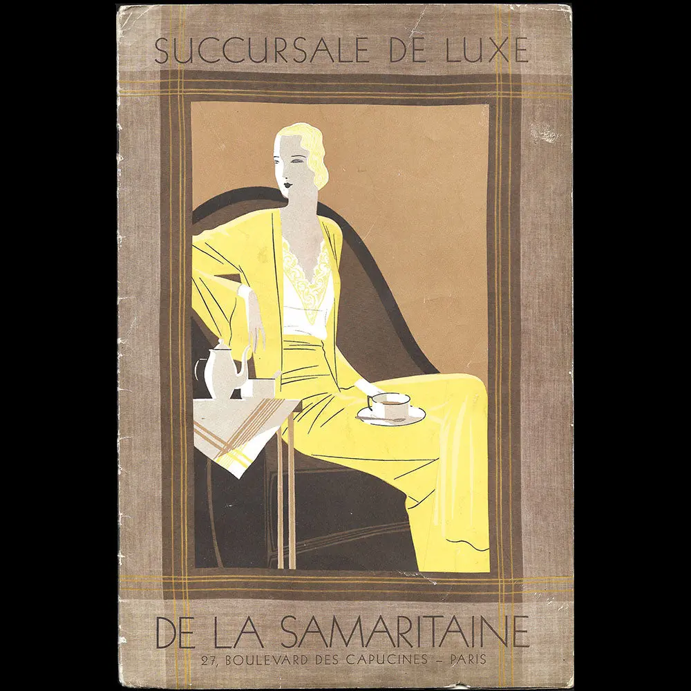 Succursale De Luxe De La Samaritaine, Couverture De Benigni (1933) 1