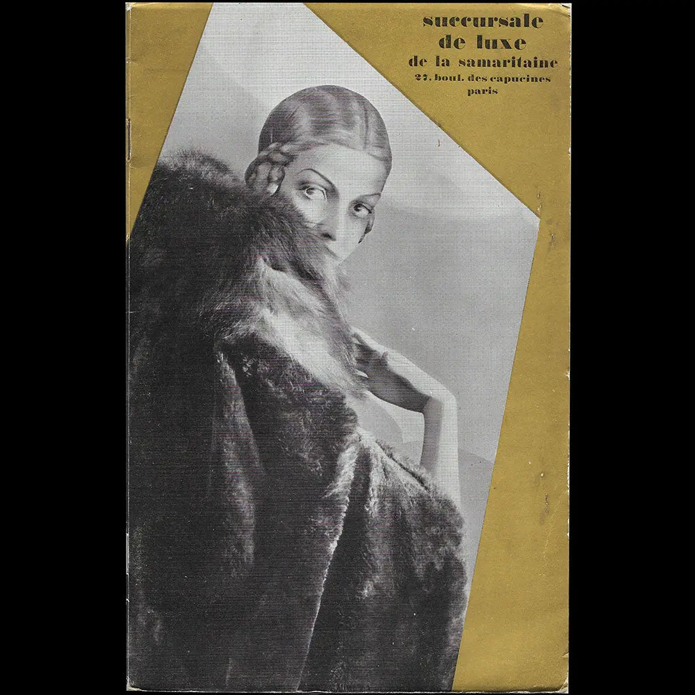 Succursale De Luxe De La Samaritaine - Catalogue De Fourrures, Couverture De (Circa 1925-1930) 1