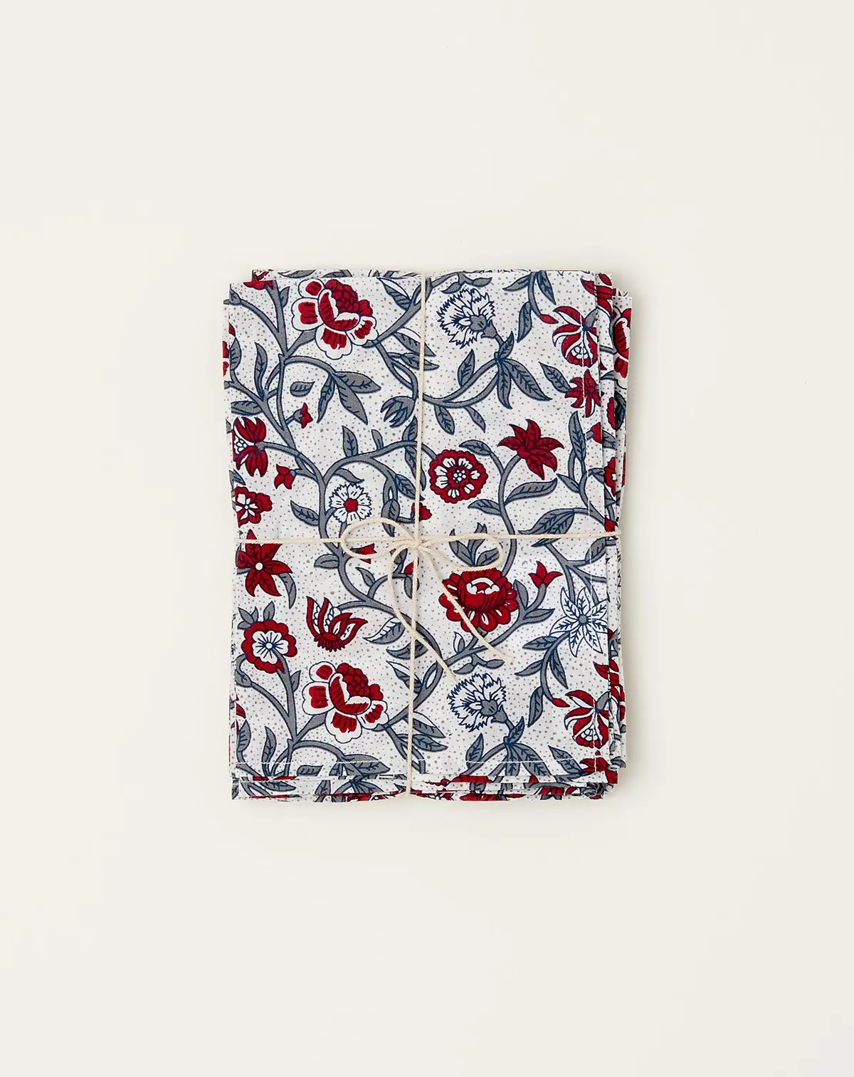 Marigold Napkin Set In Red 1