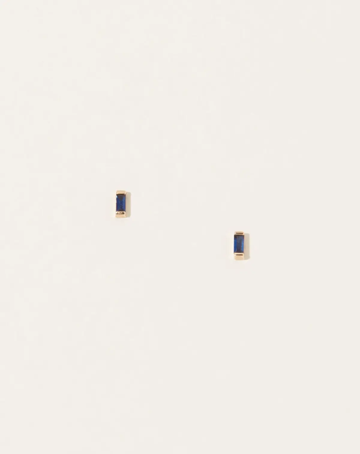 Galana Stud With Sapphires In 14K Yellow Gold 1