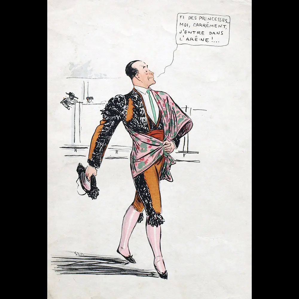 Jean Patou - Caricature De Sem Pour L'album White Bottoms (1927) 1