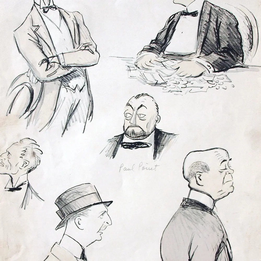 Paul Poiret - Caricature De Sem (Circa 1920S) 1