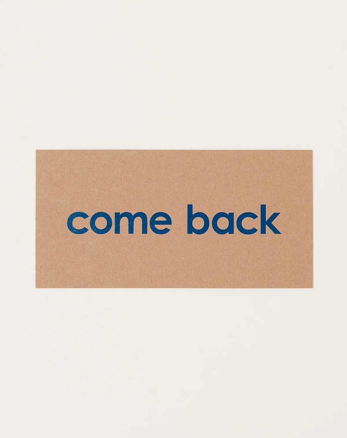 Come Back Postcard 1