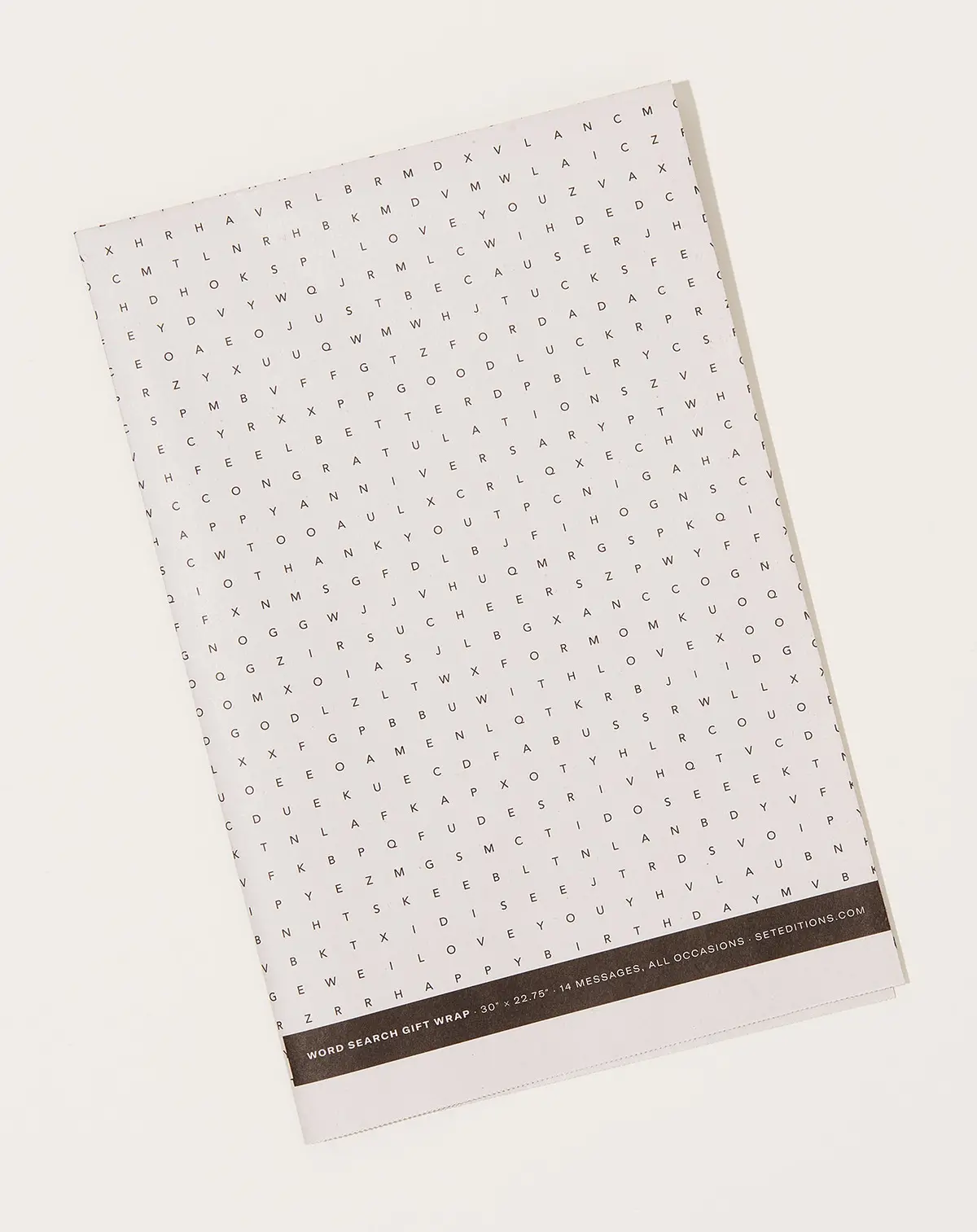 Word Search Gift Wrap 1