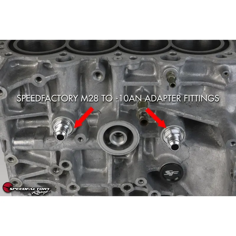 Speedfactory Racing Billet M28 To -10An Adapter Fitting 1