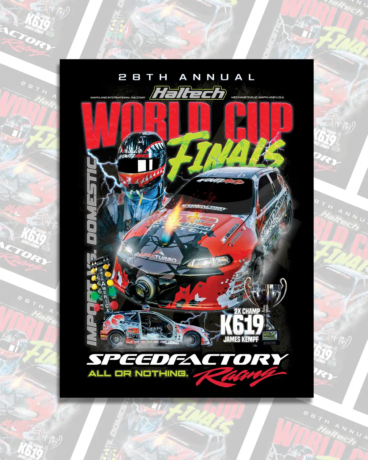 Speedfactory Racing World Cup Finals 2024 Event Poster! 1