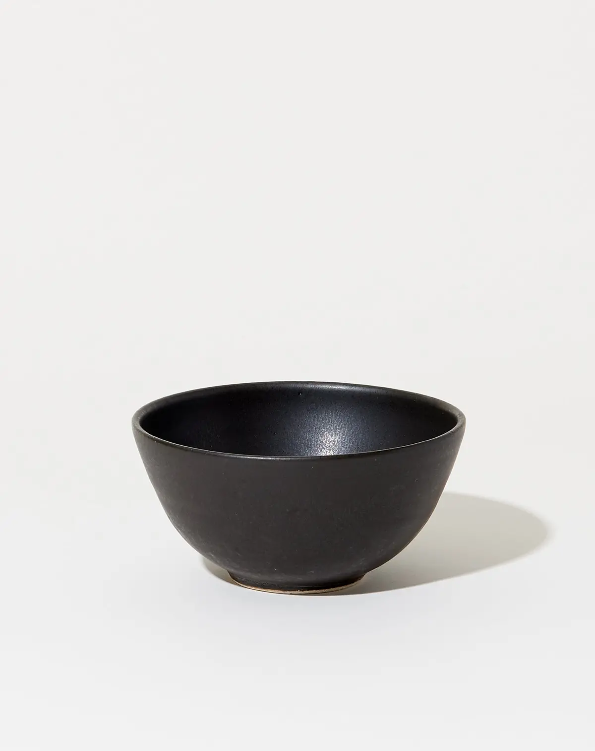 Farmhouse Dessert Bowl In Satin Black 1