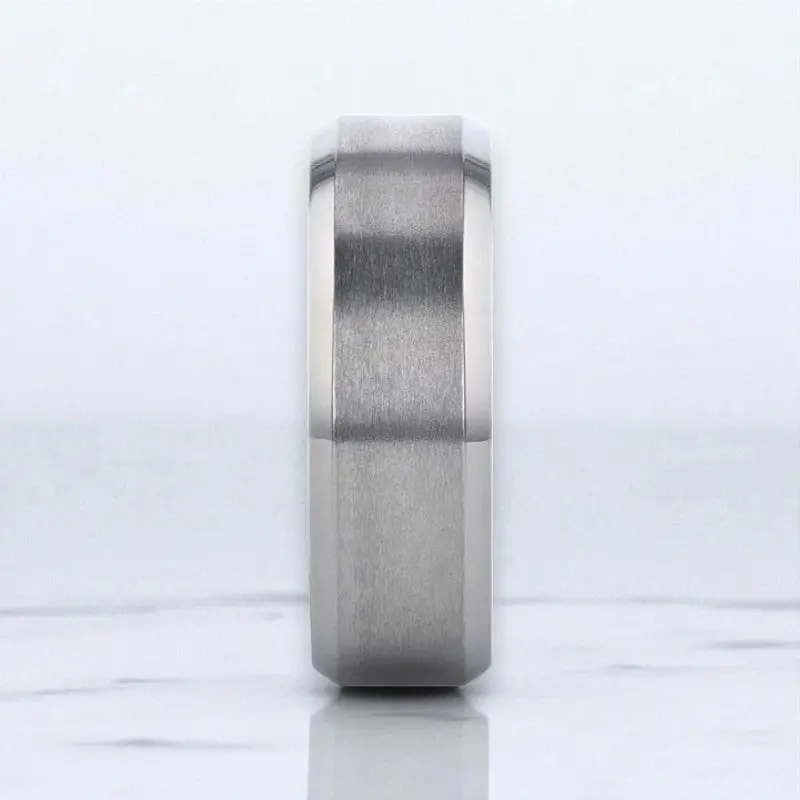 Shire | Titanium Ring Brushed Center 4