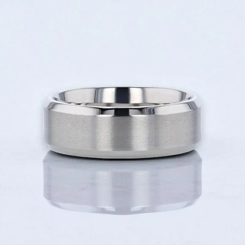 Shire | Titanium Ring Brushed Center 5