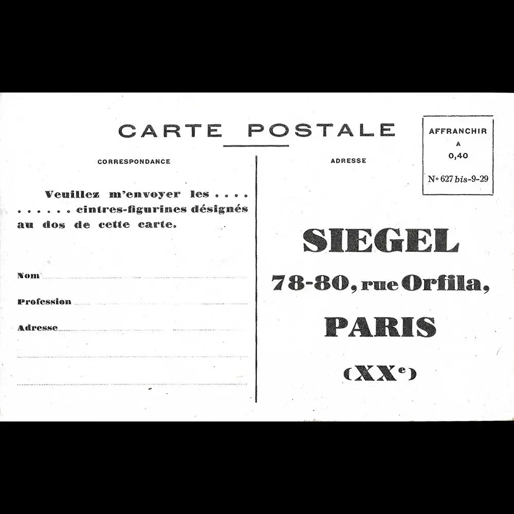 Siégel - Cintres-Figurines (1920S) 2
