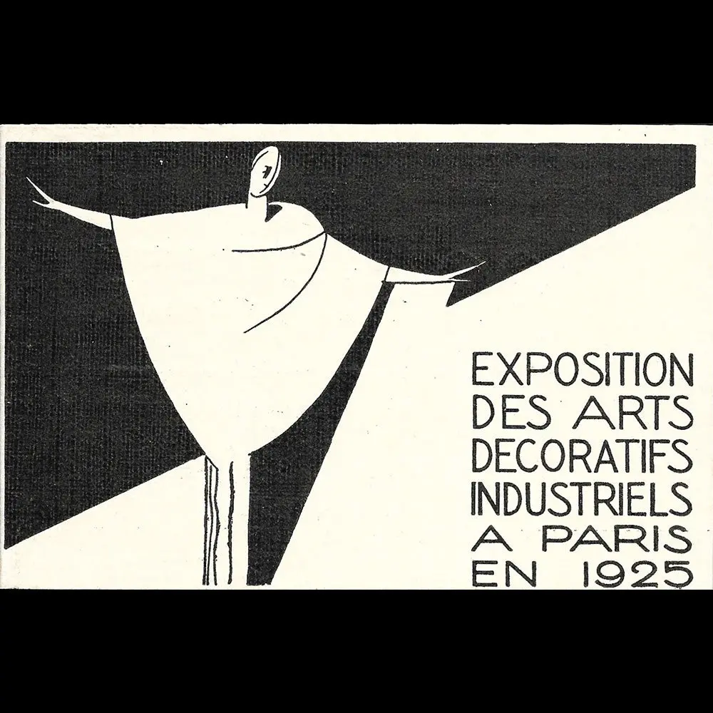 Siegel - Exposition Des Arts Décoratifs Industriels À Paris En 1925, Carte De La Maison De Mannequins (1925) 1
