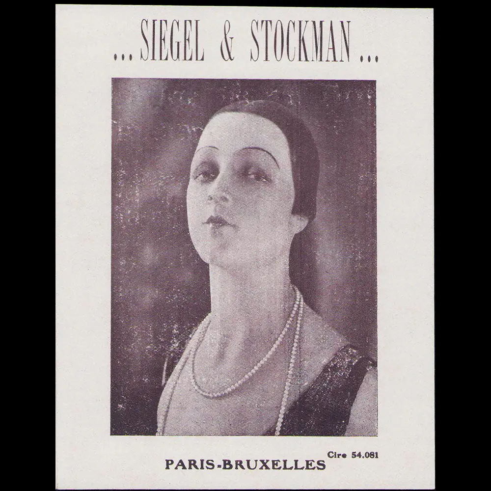 Siégel & Stockman - Document Publicitaire De La Maison De Mannequins (1927) 1