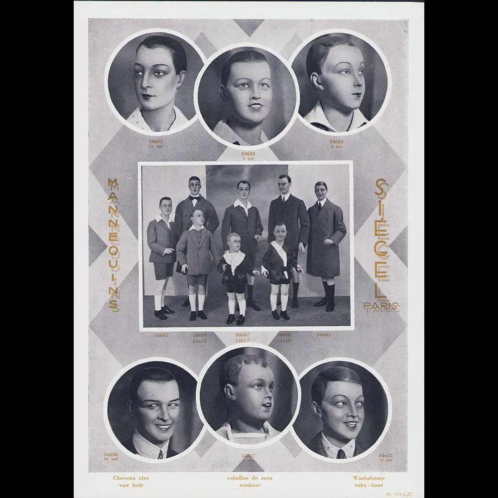 Siégel - Catalogue De Mannequins Masculins (1927) 1