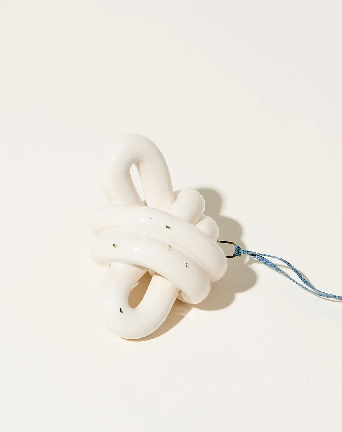 Marin D Ornament In White 1