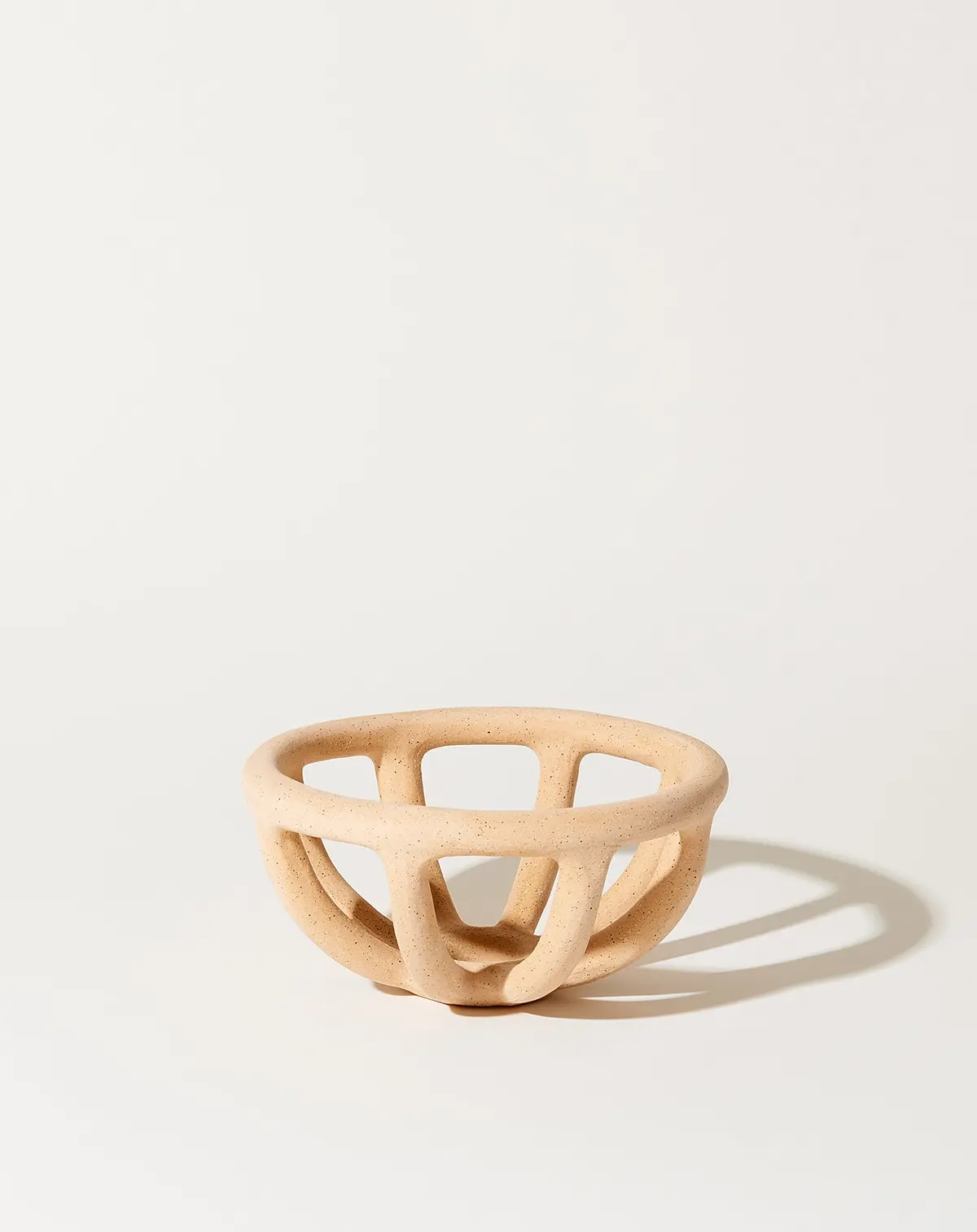 Small Prong Fruit Bowl In Sand 1