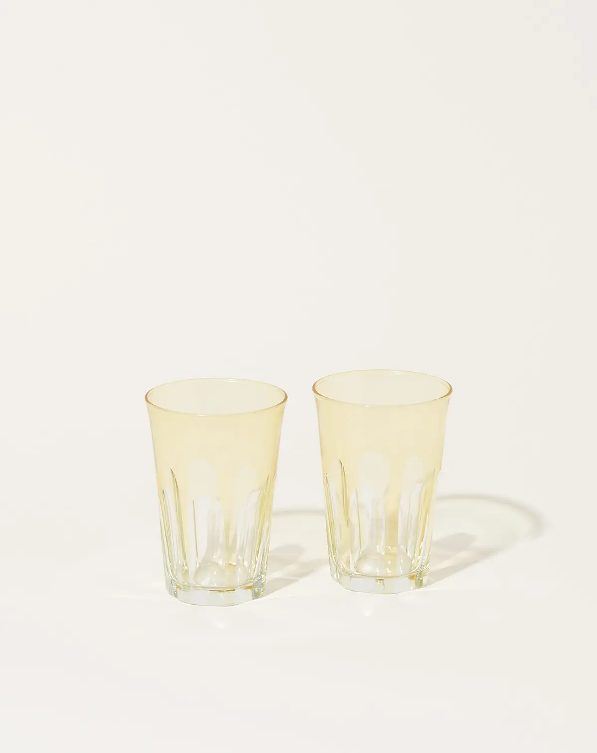 Rialto Glass Tumbler Set In Limoncello 1