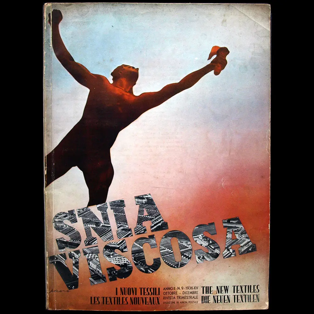 Snia Viscosa - I Nuovo Tessili, The New Textiles, Les Tissus Nouveaux, Die Neuen Textilen (Octobre-Décembre 1936) 1