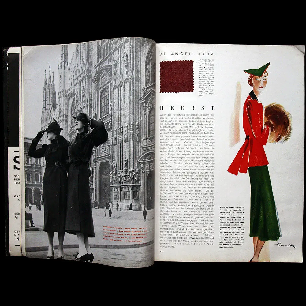 Snia Viscosa - I Nuovo Tessili, The New Textiles, Les Tissus Nouveaux, Die Neuen Textilen (Octobre-Décembre 1936) 2