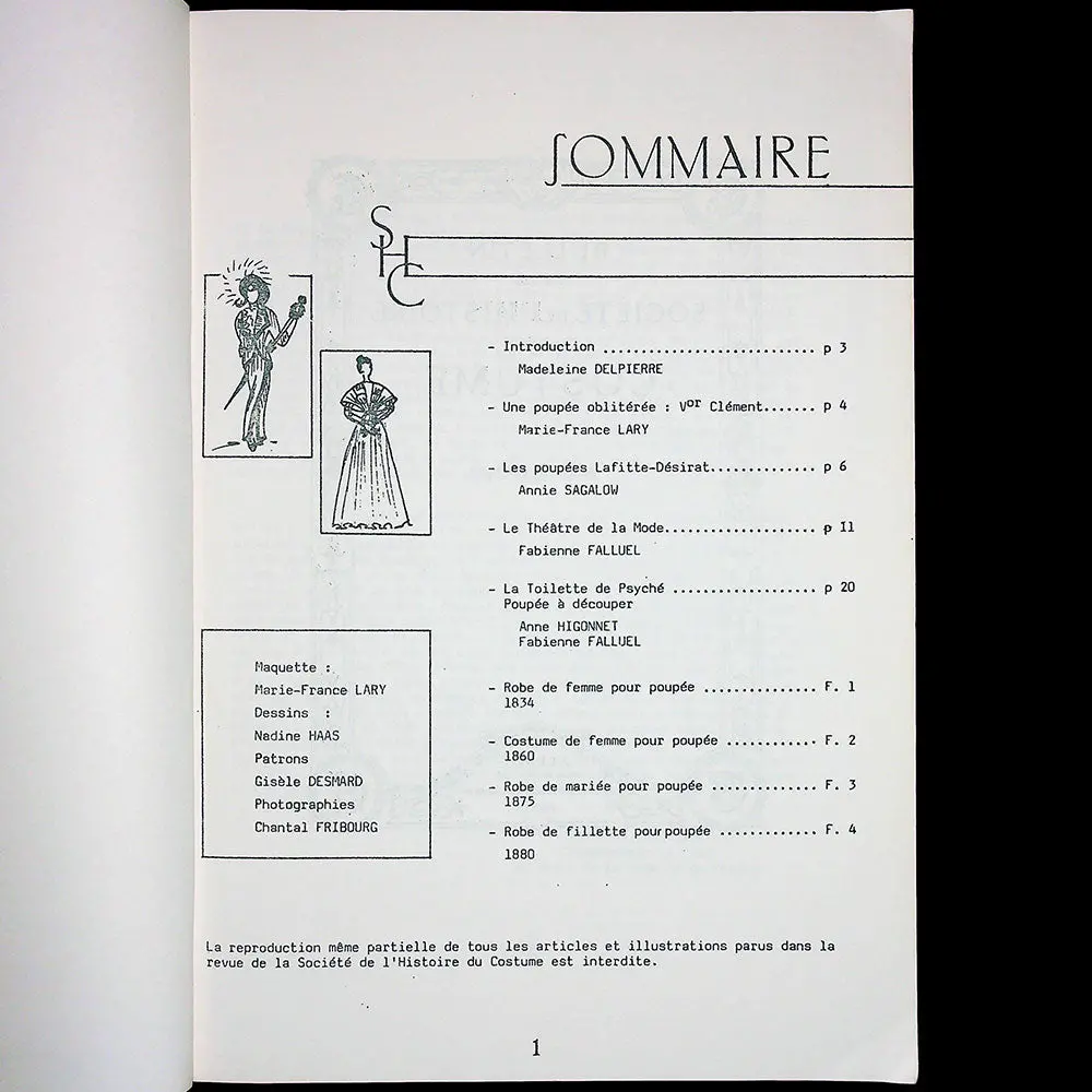 Revue De La Société De L'histoire Du Costume, N°0 (1981) 2