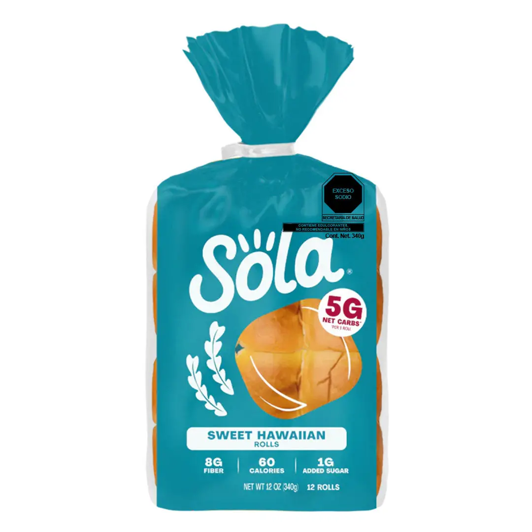 Panecillos Hawaianos Dulces Low Carb De Sola 1