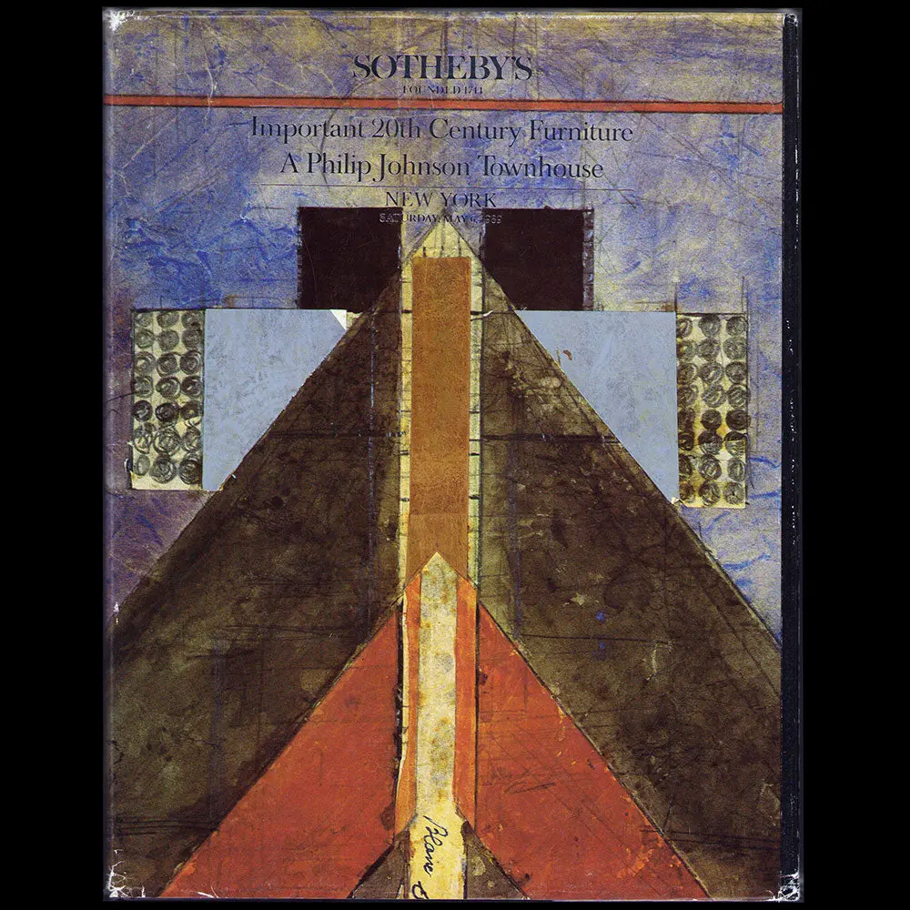 Doucet - A  Philip Johnson Townhouse, Catalogue De La Vente Sothebys De La Collection Robin Symes (1989) 1