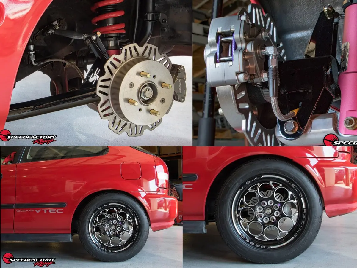 Speedfactory Racing Lightweight Rear Trailing Arm Kit With Staging Brakes (Fwd) 1