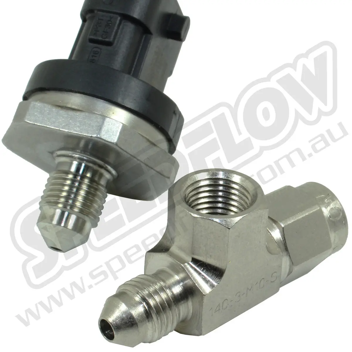 Speedflow -3 Female To Male With M10 X 1.0 Port - Steel 1