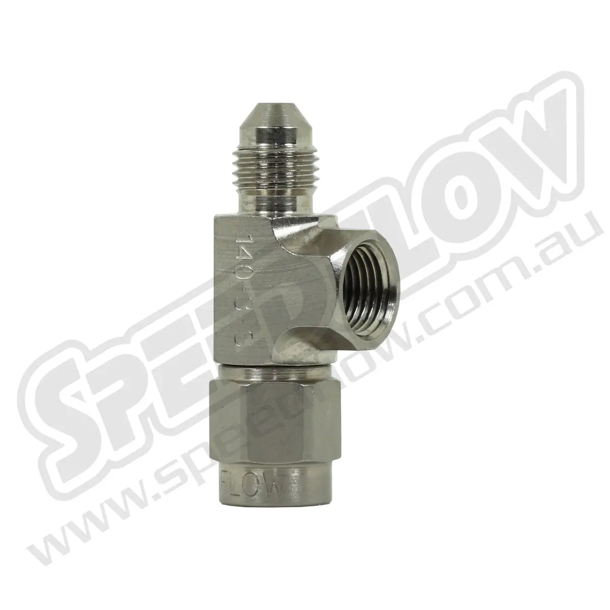 Speedflow Female To Male With 1/8"Npt Port - Steel 1